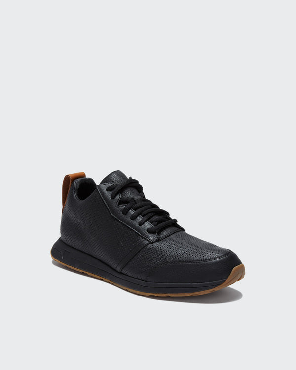 The Henry Mid Trainer / Leather / Black – YORK Athletics Mfg.